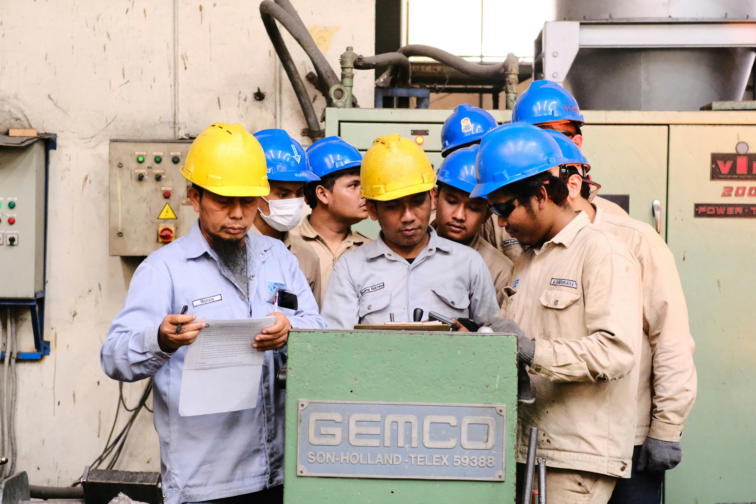 Our team at work