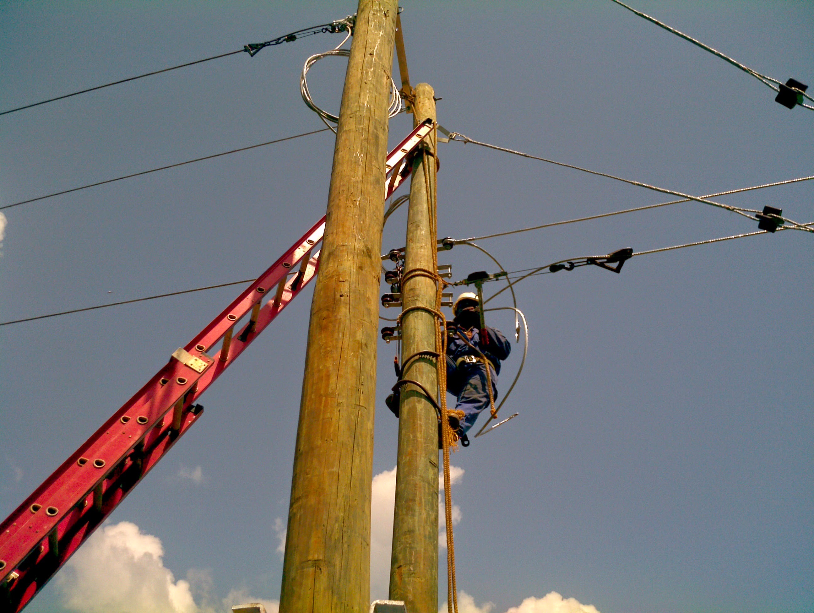 Power Pole Installation